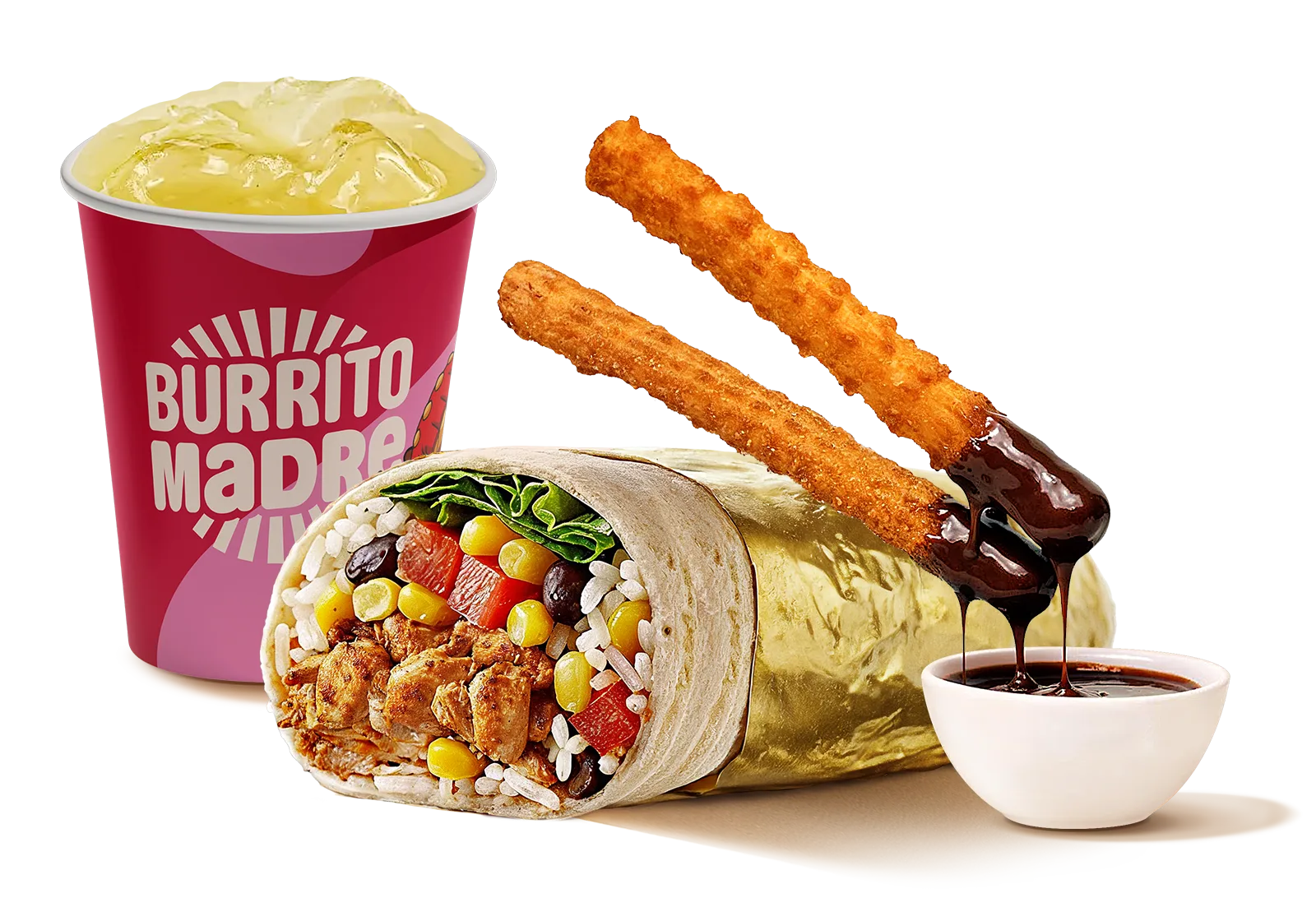 Achiote piletina burrito obrok