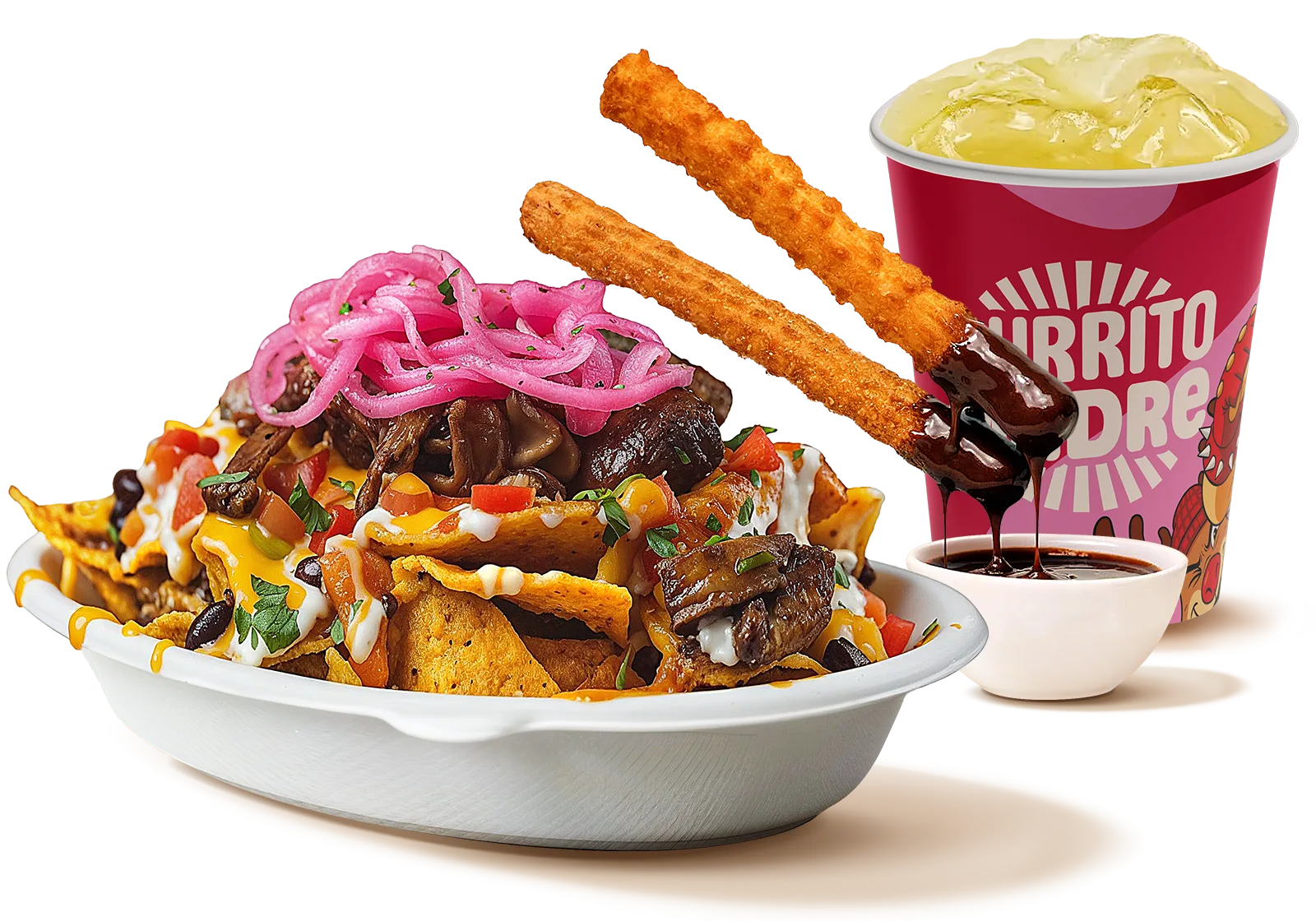 Madre nachos pečene pečurke