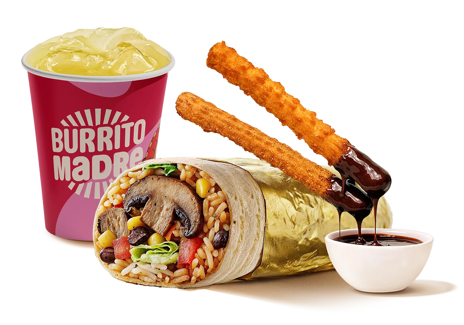 Pečene pečurke burrito obrok